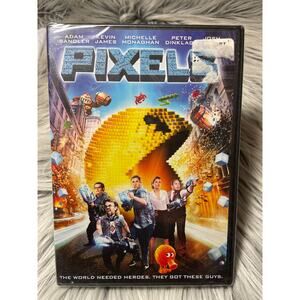 Pixels Adam Sandler Movie PG13 New in package DVD